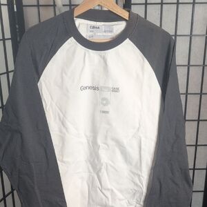 C2H4 Easeful Panneled Long Sleeve Tee